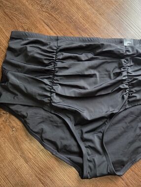 torrid Black Full Coverage Swim Bottoms